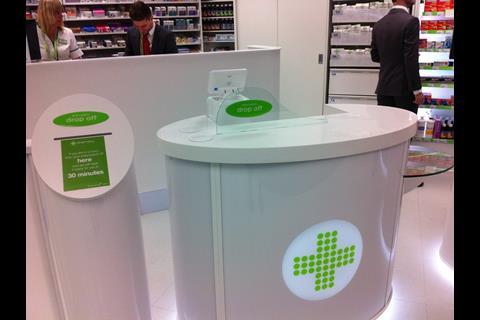 Superdrug wellbeing pharmacy counters